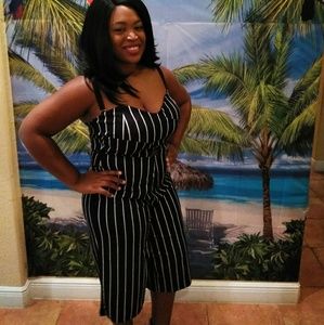 Strapless classy Romper